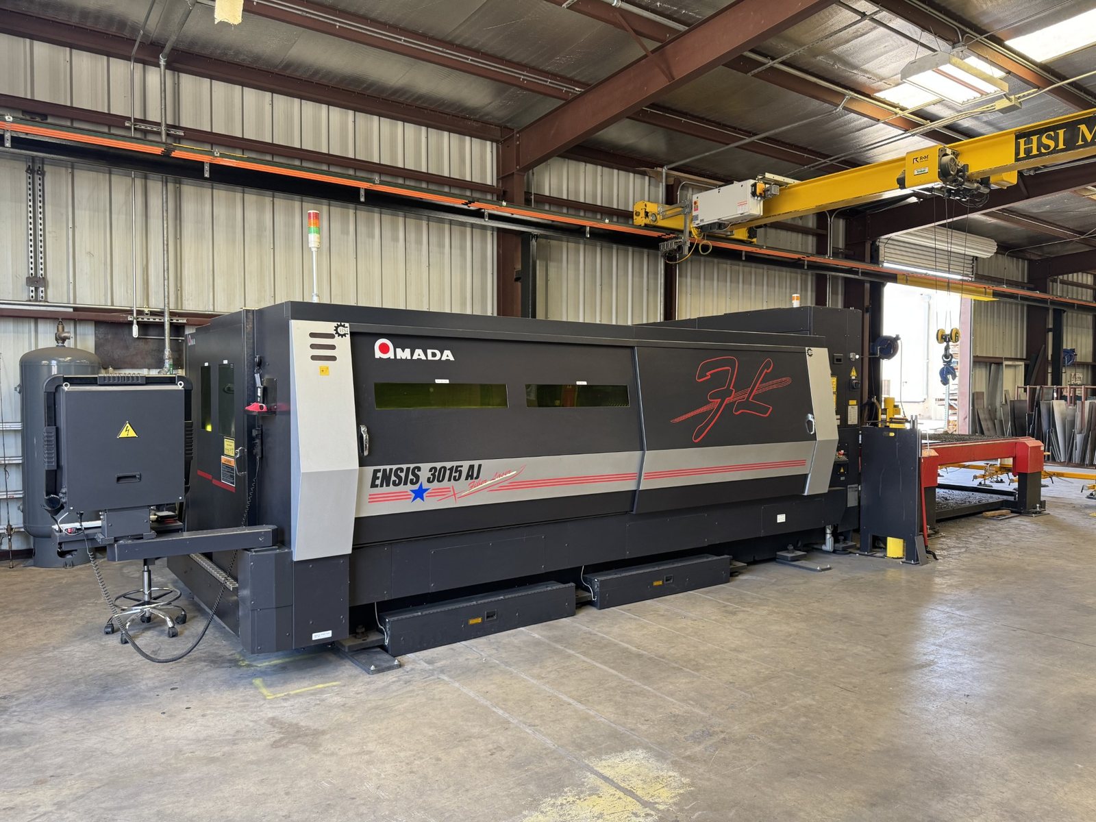 Amada fiber laser cutting